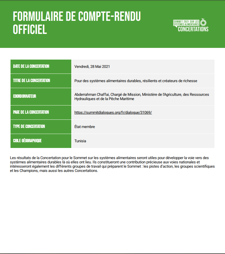 FORMULAIRE DECOMPTE-RENDU OFFICIEL