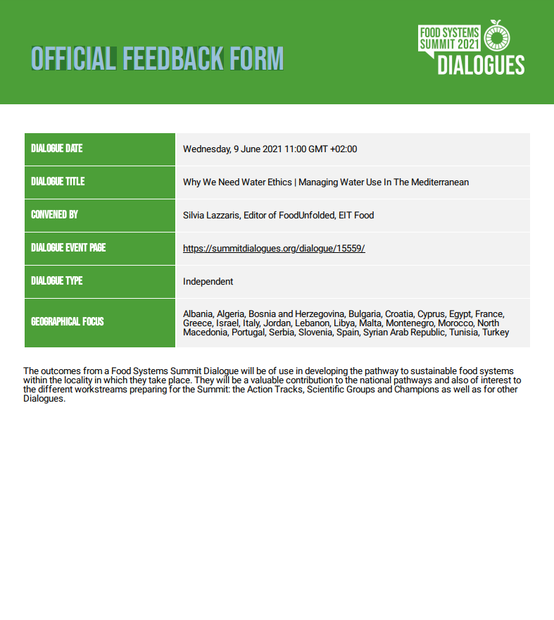 FORMULAIRE DE COMMENTAIRES OFFICIEL