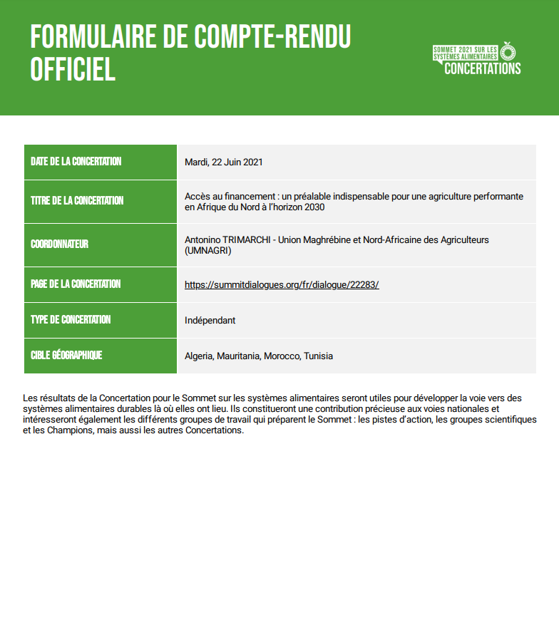 FORMULAIRE DECOMPTE-RENDU OFFICIEL